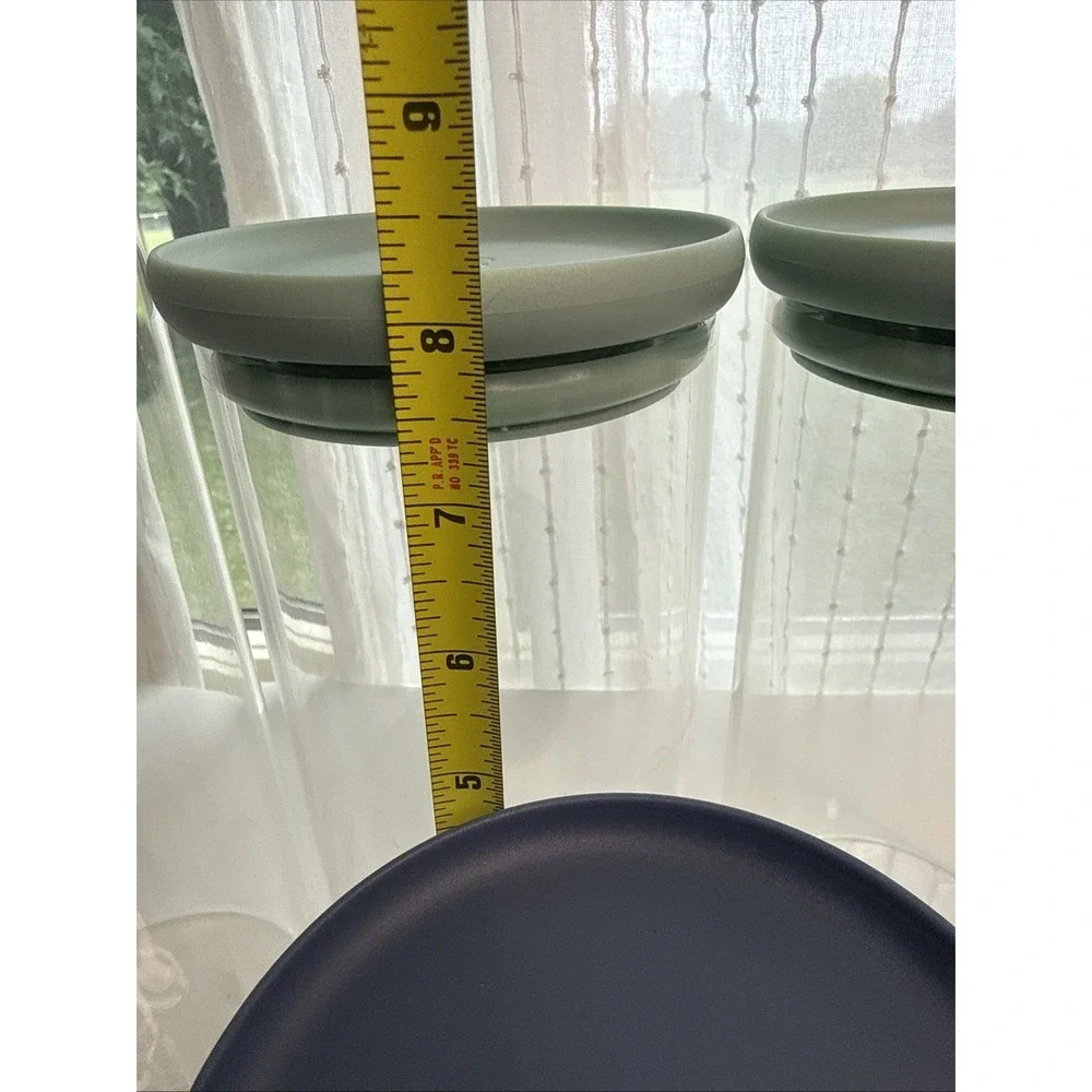BergHOFF Leo Borosilicate Glass Airtight Container Set Stackable